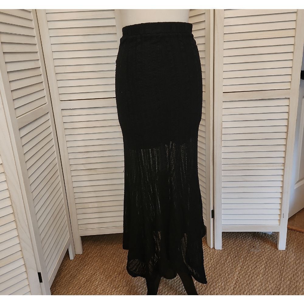 Killstar Rare Black Maxi Skirt Size M
